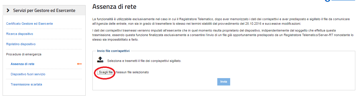 Registro di emergenza dei corrispettivi, per mancato o irregolare  funzionamento dei Registratori Telematici (RT) ad una aliquota -  prenumerato - 97 pagine - 31x24,5 cm